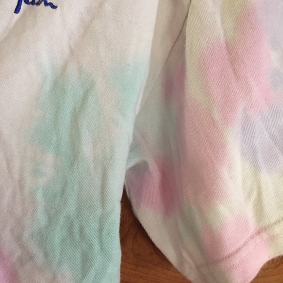 Champion Cropped Tie Die Tee Shirt - Picture 4 of 6